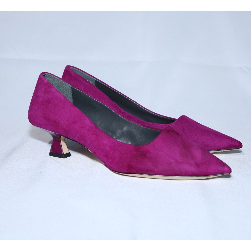 Sarto Franco Sarto Diva Fuchsia Magenta Suede Pointed Toe Pumps Sz 9.5M